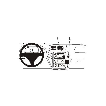 Brodit ProClip Angled Mount Chevrolet Trail Blazer 02-09