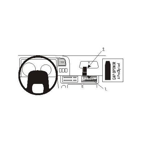 Brodit ProClip Center Mount Chevrolet/GMC/Isuzu Multi mod 99-07