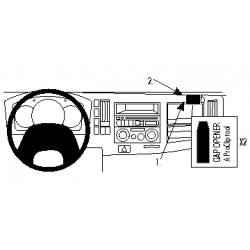 Brodit ProClip Angled Mount Chevrolet/GMC/Isuzu Multi mod 08-20