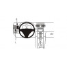 Brodit ProClip Left mount, Right - Volvo C30/C70/S40/V50 04-15