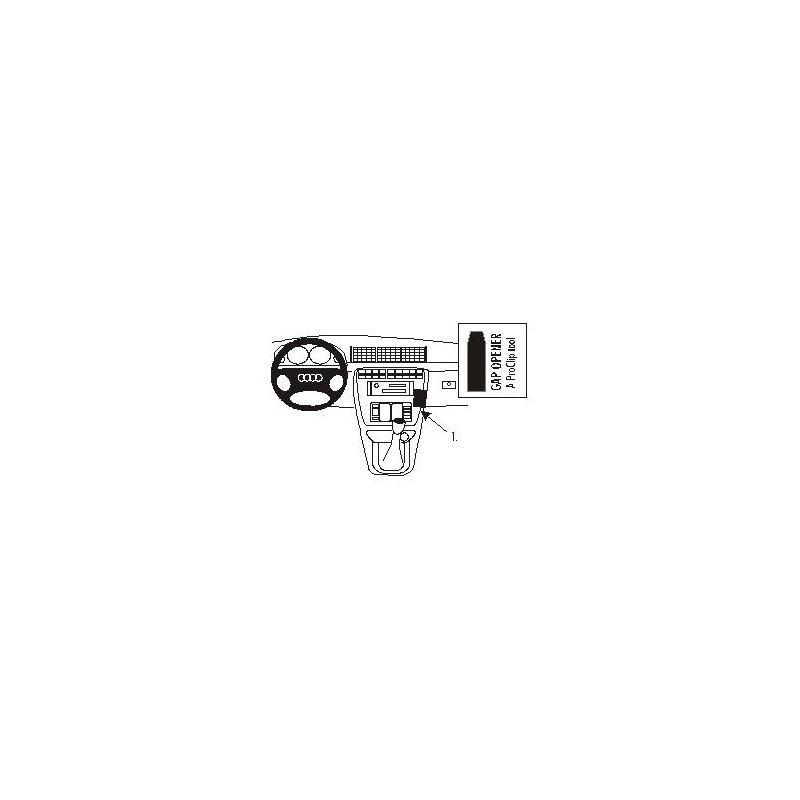 Brodit ProClip Angled Mount Audi A4/S4 Multi Model 2000-2001 Brodit ProClip Angled Mount Audi A4/S4 Multi Model 2000-2001