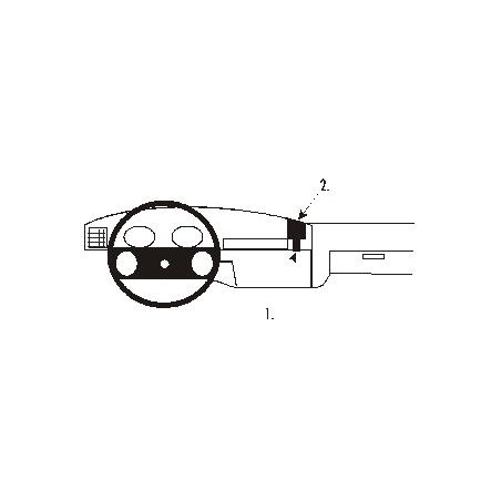 Brodit ProClip Center Mount Opel Ascona 1983-1988