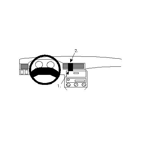 Brodit ProClip Center Mount Opel Astra 1992-1997