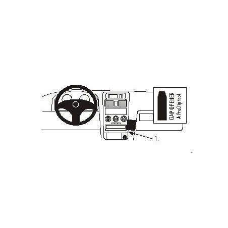 Brodit ProClip Angled Mount - Opel Astra 1998-2003