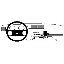 Brodit ProClip Angled Mount Opel Calibra/Vectra A 89-97
