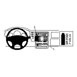 Brodit ProClip Center Mount Opel/Honda/Isuzu Multi Mod. 95-05