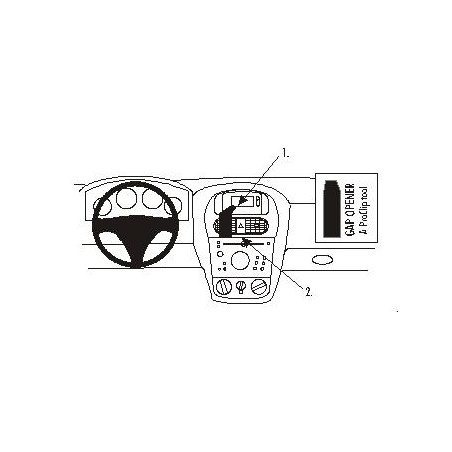 Brodit ProClip Center Mount Opel Combo/Corsa 2001-2011