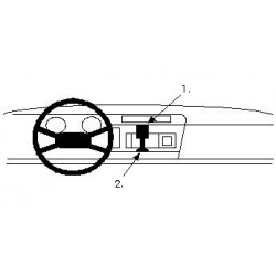 Brodit ProClip Center Mount Opel Corsa 1984-1992