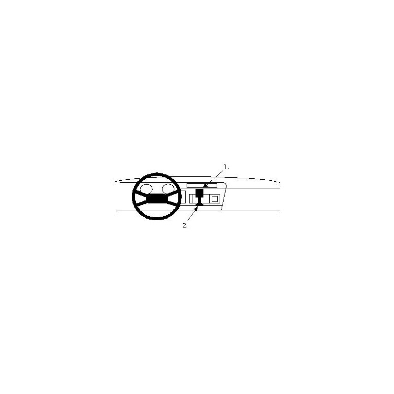 Brodit ProClip Center Mount Opel Corsa 1984-1992 Brodit ProClip Center Mount Opel Corsa 1984-1992