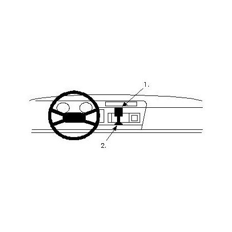 Brodit ProClip Center Mount Opel Corsa 1984-1992