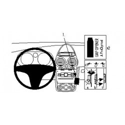 Brodit ProClip Angled Mount Opel Corsa 2007-2014
