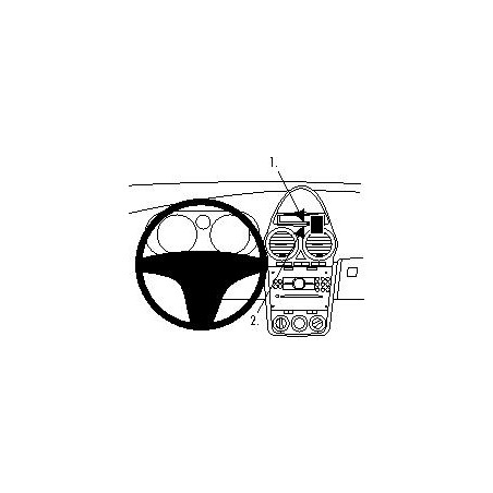 Brodit ProClip Angled Mount High - Opel Corsa 2007-2014