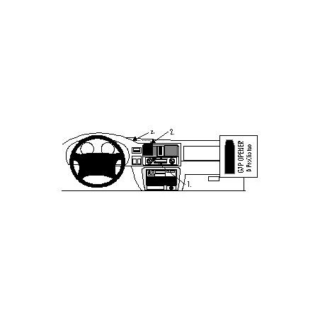 Brodit ProClip Center Mount Opel/Honda/Isuzu Multi Mod. 98-03