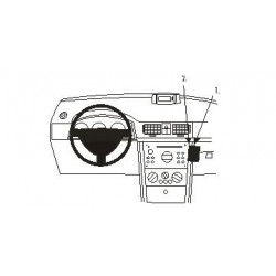 Brodit ProClip Angled mount Opel Meriva 2003-2010