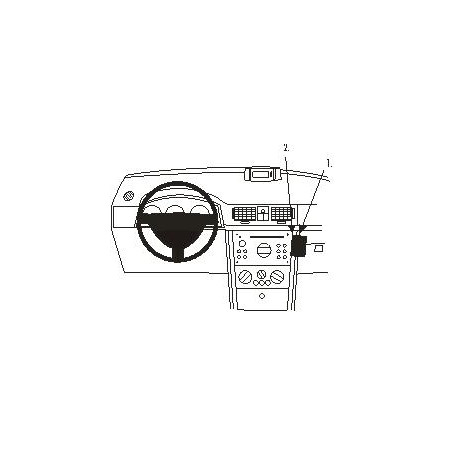 Brodit ProClip Angled mount Opel Meriva 2003-2010