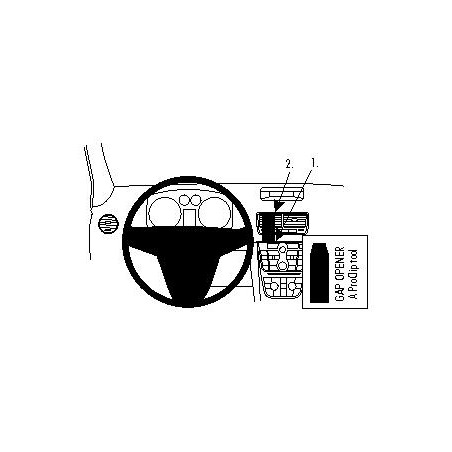 Brodit ProClip Center mount Opel Meriva 2011-2017