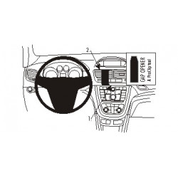 Brodit ProClip Center mount Opel Mokka 2013-2016