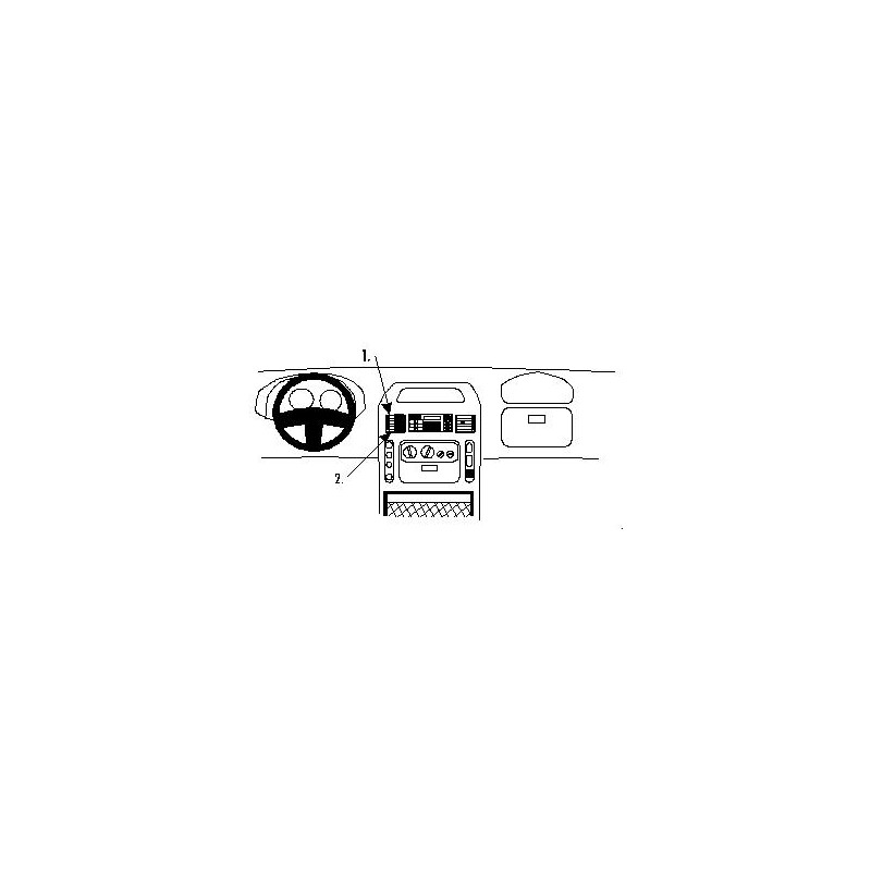 Brodit ProClip Center Mnt Nissan/Opel/Renault Multi mod.98-03 Brodit ProClip Center Mnt Nissan/Opel/Renault Multi mod.98-03