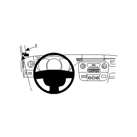 Brodit ProClip Left Mount Nissan/Opel/Renault Multi mod.11-20