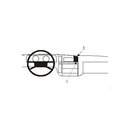 Brodit ProClip Center Mount Opel Omega 1987-1993