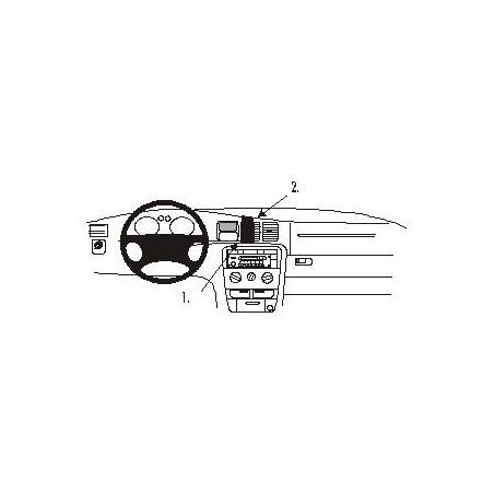 Brodit ProClip Center Mount Opel Vectra B 1996-2001