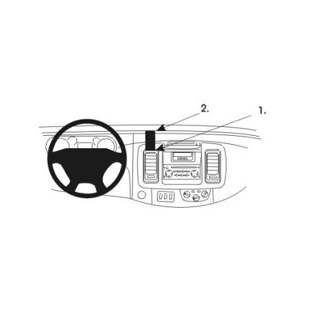 Brodit ProClip Center Mnt Nissan/Opel/Renault multimod. 02-10