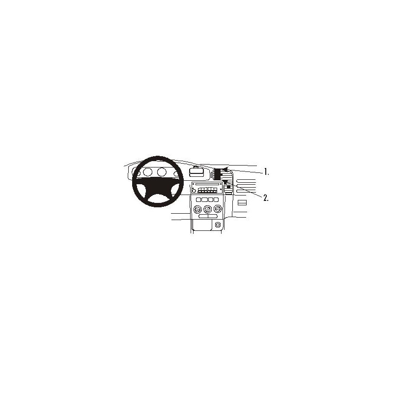 Brodit ProClip Center Mount Opel Zafira A 1999-2004