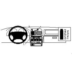 Brodit ProClip Center Mount Subaru Forester/Impreza 98-02