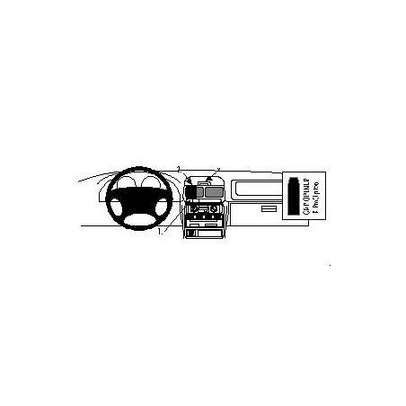 Brodit ProClip Center Mount Subaru Forester/Impreza 98-02
