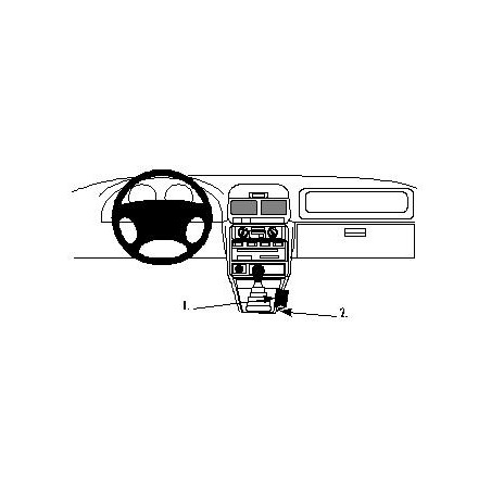 Brodit ProClip Console Mount Subaru Multi model 98-03