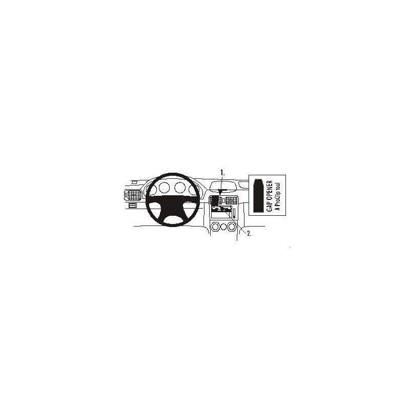 Brodit ProClip Center Mount Subaru Forester 2003-2007 Brodit ProClip Center Mount Subaru Forester 2003-2007