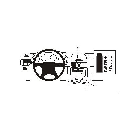 Brodit ProClip Center Mount Subaru Forester 2003-2007