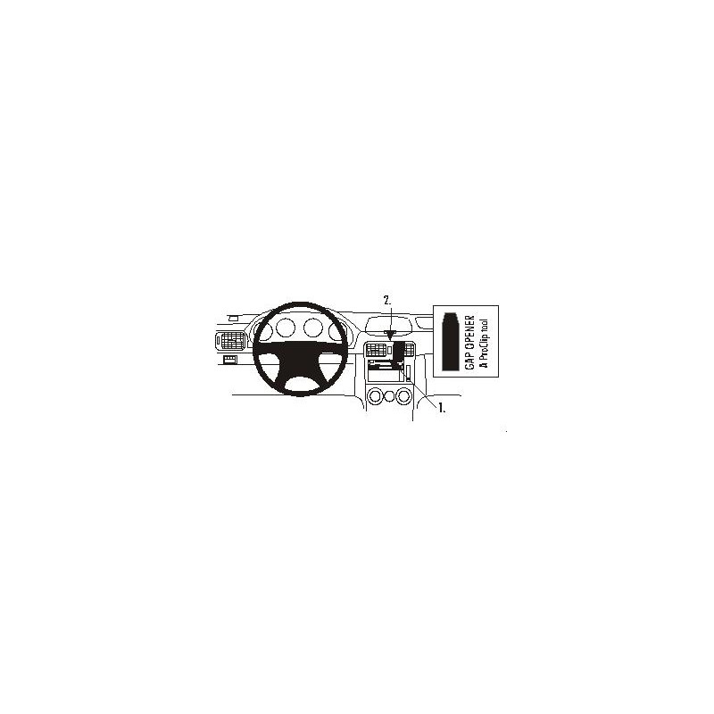 Brodit ProClip Angel Mount high, Subaru Forester 03-07 Brodit ProClip Angel Mount high, Subaru Forester 03-07