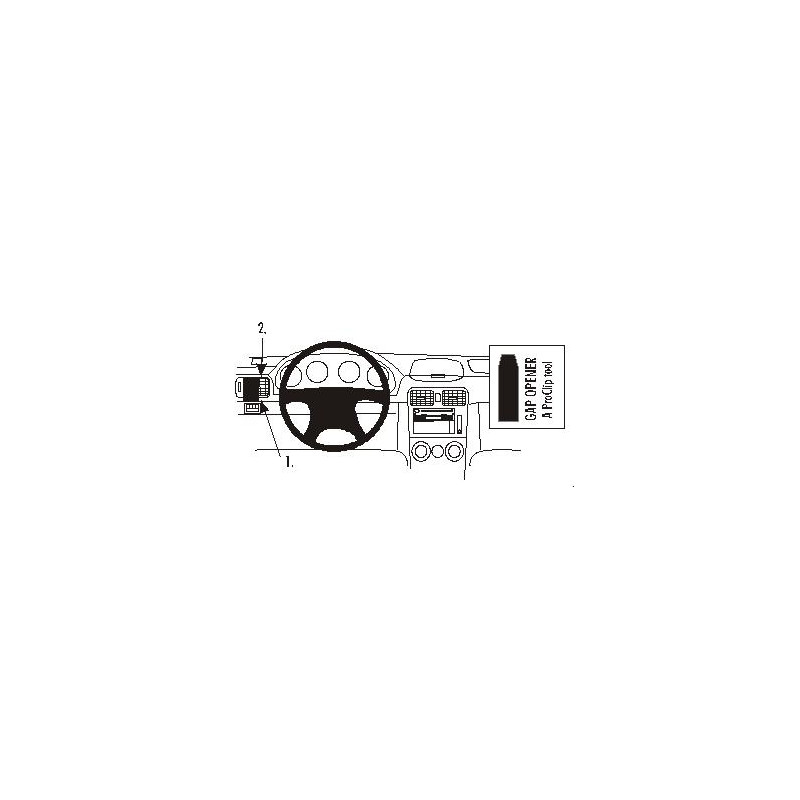 Brodit ProClip Left Mount Subaru Forester 2003-2007 Brodit ProClip Left Mount Subaru Forester 2003-2007