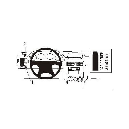 Brodit ProClip Left Mount Subaru Forester 2003-2007