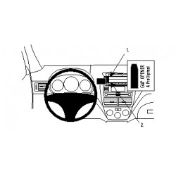 Brodit ProClip Center Mount Subaru Forester/Impreza 08-12