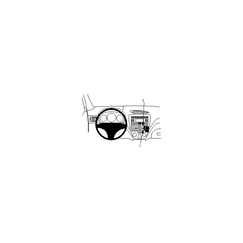 Brodit ProClip Angled Mount Subaru Forester/Impreza 08-12 Brodit ProClip Angled Mount Subaru Forester/Impreza 08-12
