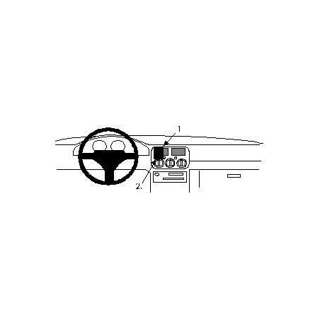 Brodit ProClip Center Mount Subaru Impreza 1994-1997