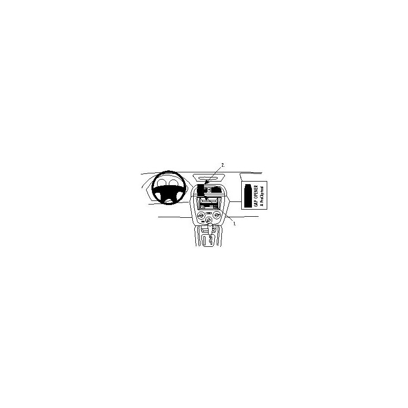 Brodit ProClip Center Mount Subaru Impreza 2001-2004 Brodit ProClip Center Mount Subaru Impreza 2001-2004