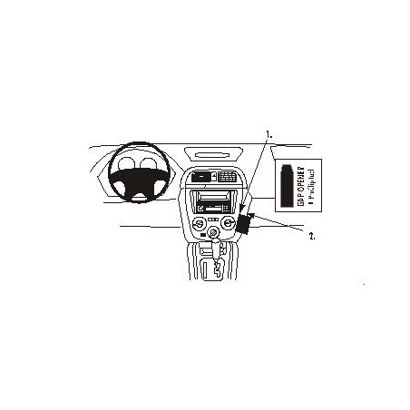 Brodit ProClip Angled Mount Subaru Impreza 2001-2004
