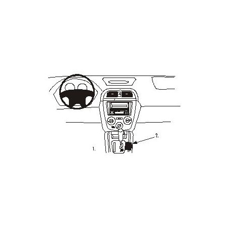 Brodit ProClip Console Mount Subaru Impreza 2001-2004