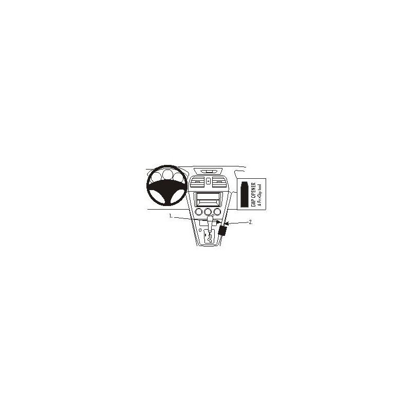 Brodit ProClip Console Mount Subaru Impreza 2005-2007 Brodit ProClip Console Mount Subaru Impreza 2005-2007