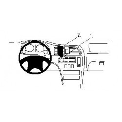 Brodit ProClip Center Mount Subaru Legacy/Outback 99-03