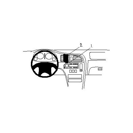 Brodit ProClip Center Mount Subaru Legacy/Outback 99-03