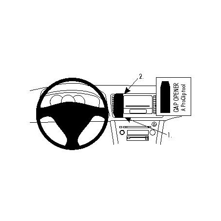 Brodit ProClip Center Mount Subaru Legacy/Outback 04-09