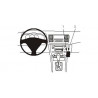 Brodit ProClip Angled mount Subaru Legacy/Outback 04-09