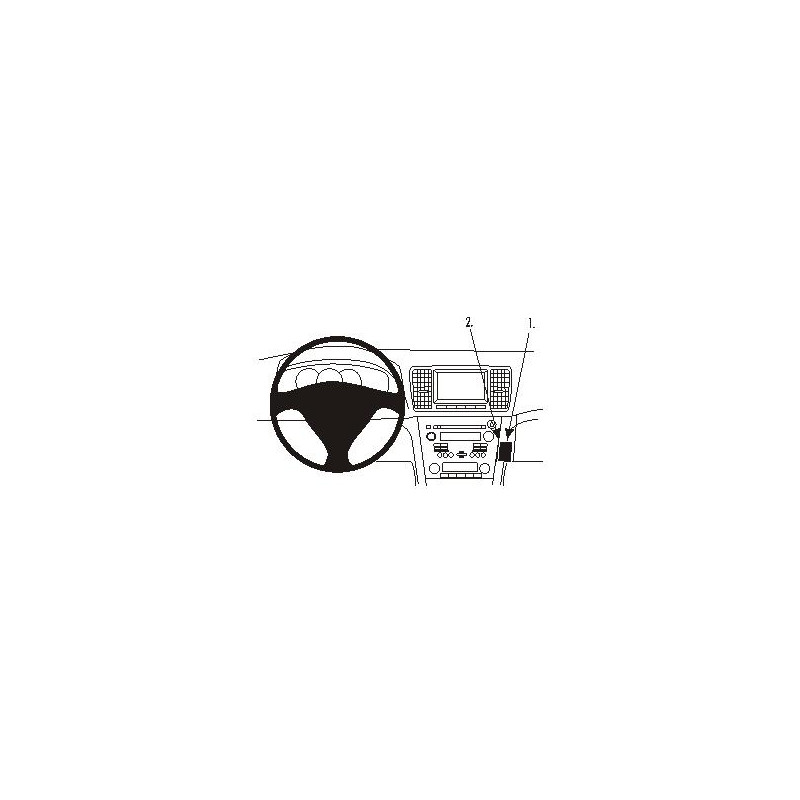 Brodit ProClip Angled Mount Subaru Legacy/Outback 07-09 Brodit ProClip Angled Mount Subaru Legacy/Outback 07-09
