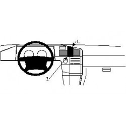 Brodit ProClip Center Mount Subaru SVX 1995-2000