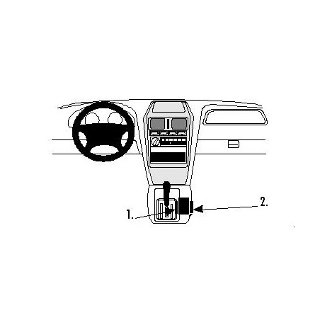 Brodit ProClip Console mount - Korando 1997-2003