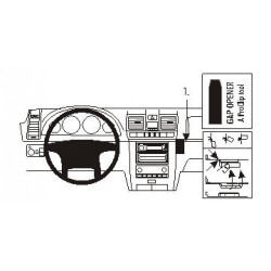 Brodit ProClip Angled mount - Ssang Yong Rexton 06-07